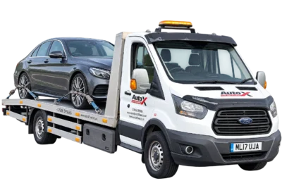 247 Towing Service Ford Recovery Truck with Mercedes on Flatbed Auto X Limited