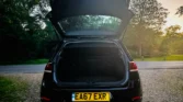 Boot of Volkswagen Golf 2017 black