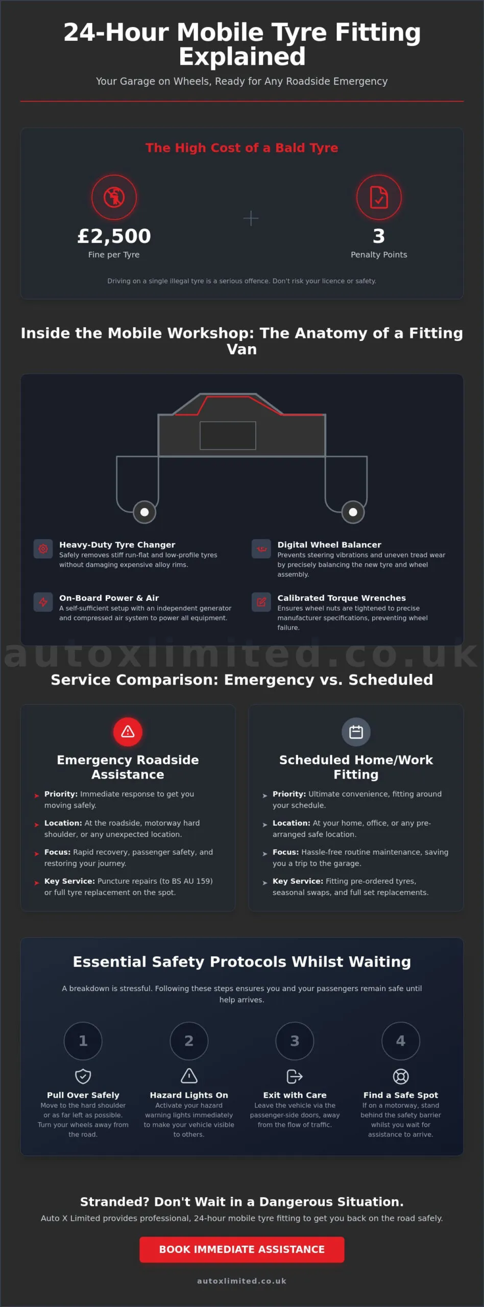 Emergency roadside assistance for flat tyre in Slough: what to do, step by step